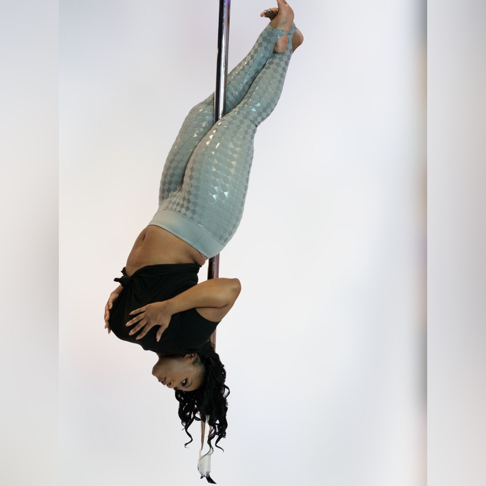 Pole Sticky/Grip Leggings (Gray)